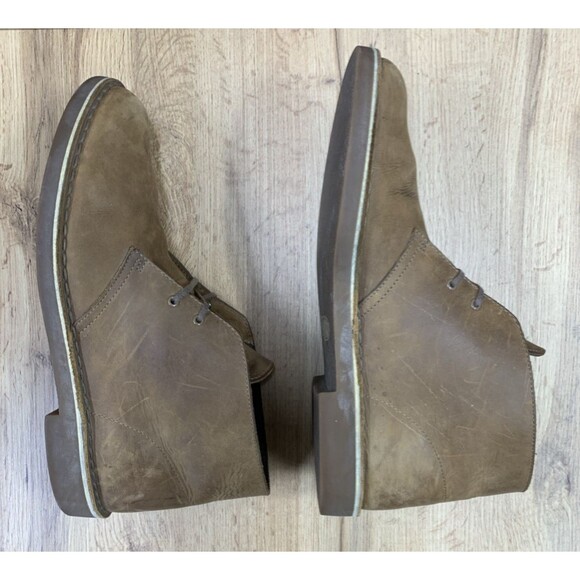 Clarks Men’s Bushacre 2 Chukka Desert Boots Beeswax 82286 Lace Up Brown  Size 12 - Picture 10 of 16